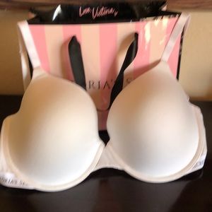 Victoria Secret White Demi Bra 36 DDD